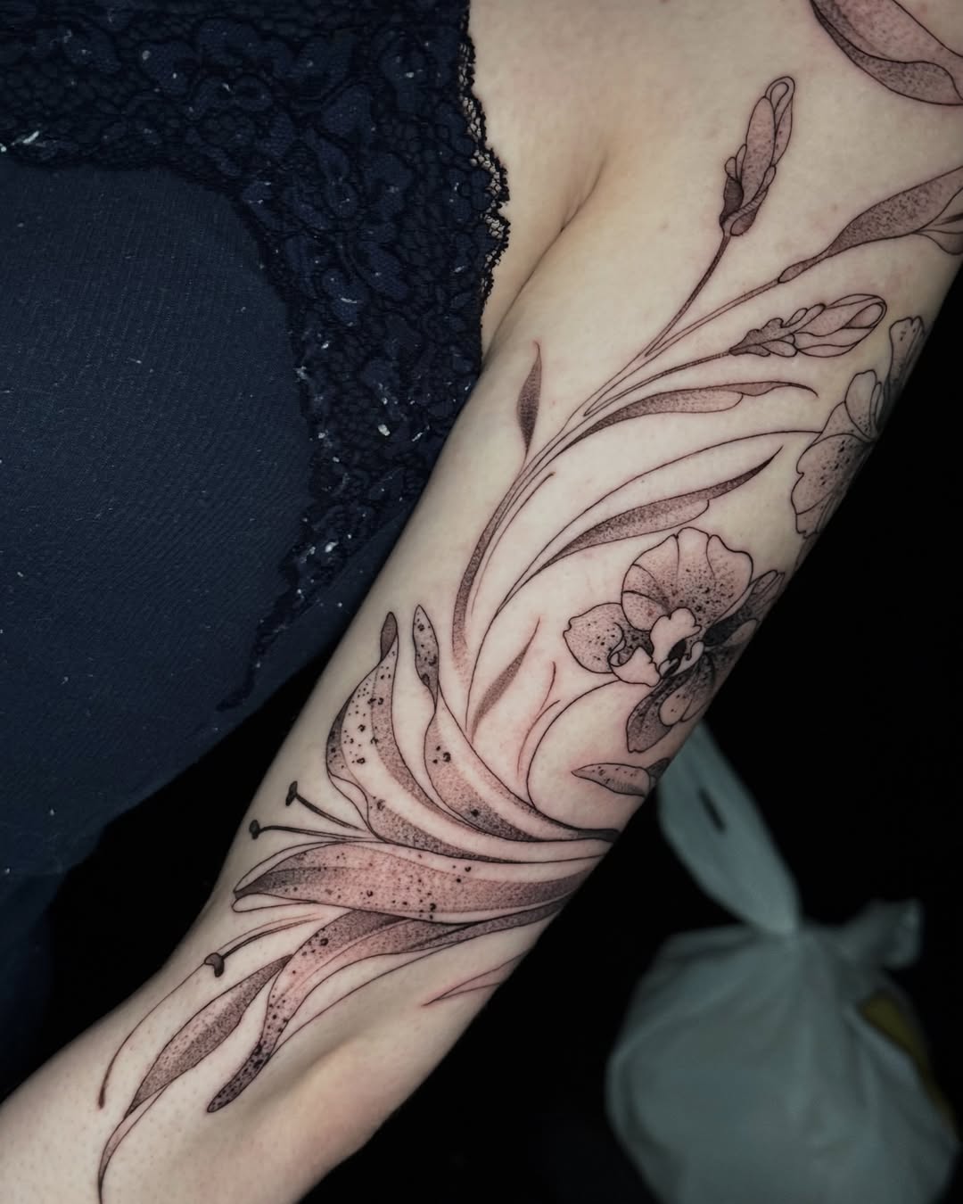 Tattoo by @mad_s_ink — fine_line, dotwork