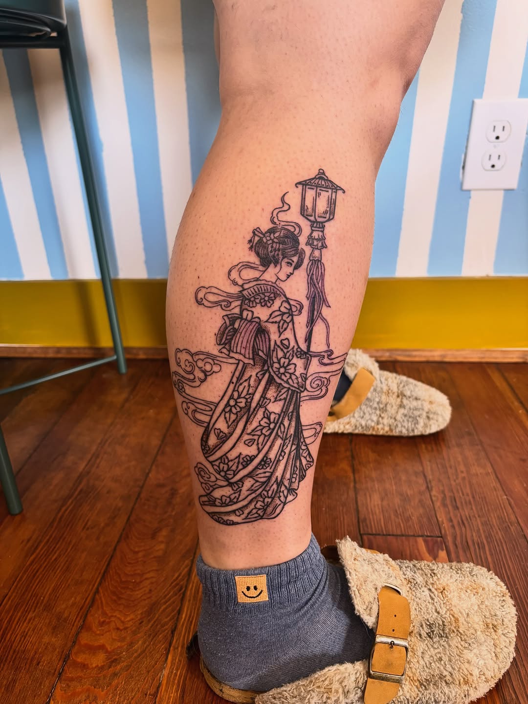 Tattoo by @ginkgo_inkk β japanese_irezumi, black_and_grey