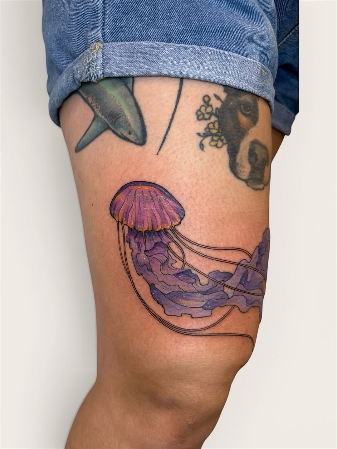 Tattoo by @taracrespitattoos — fine_line, watercolor