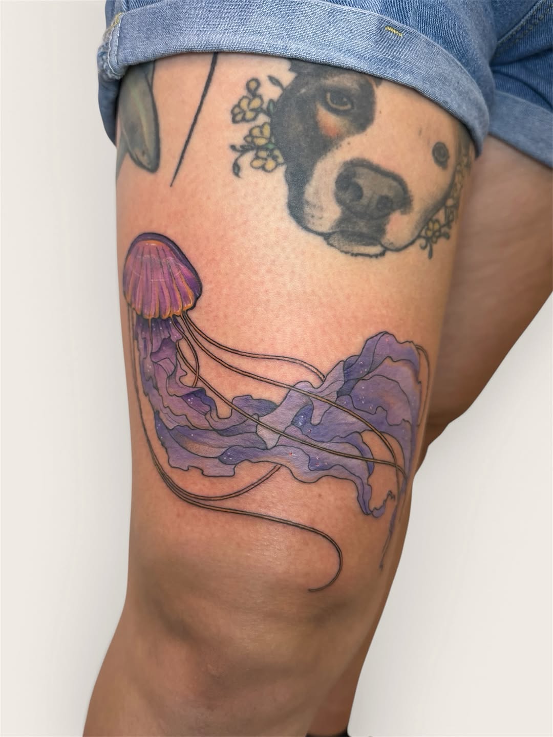 Tattoo by @taracrespitattoos — fine_line, watercolor