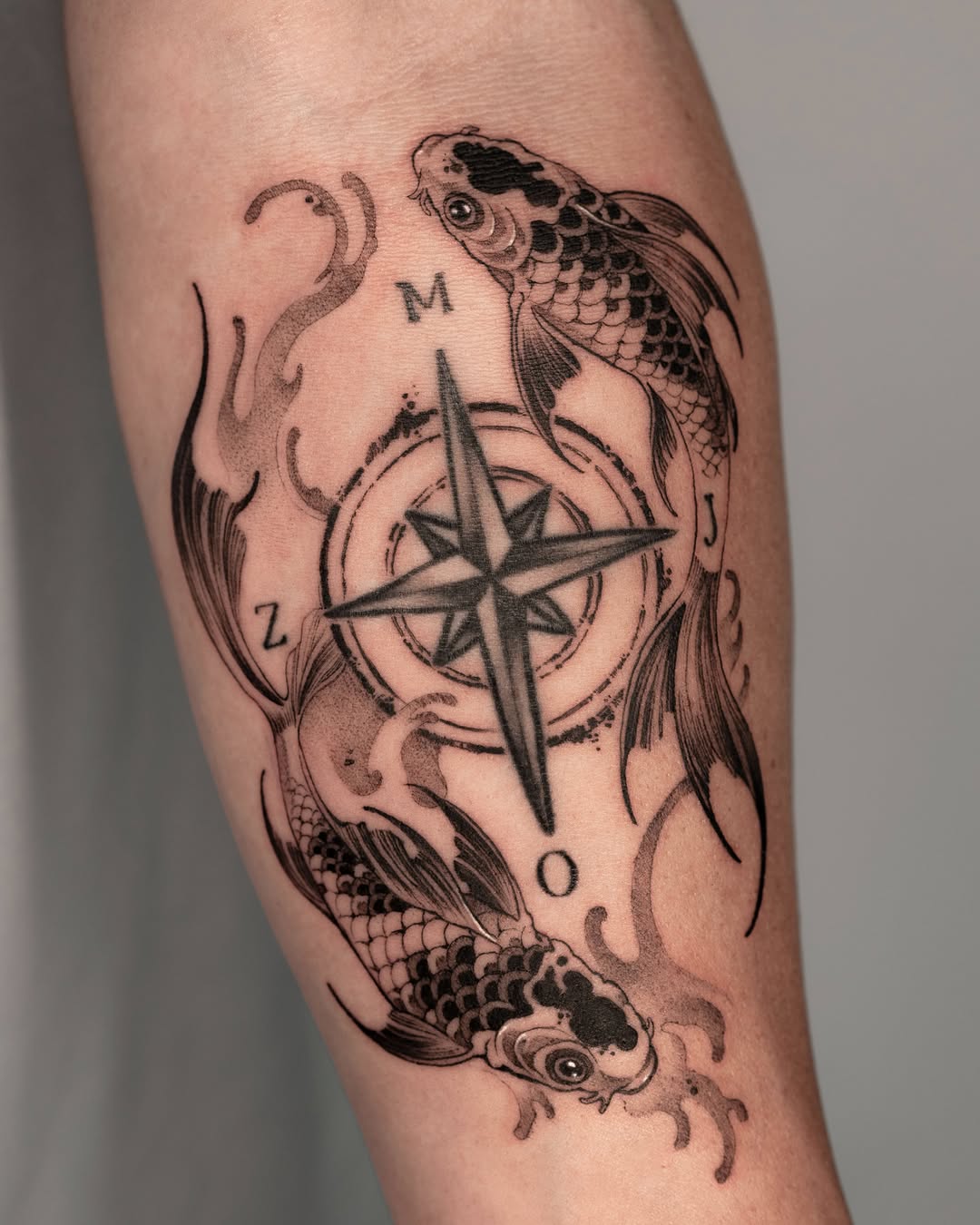 Tattoo by @yozu.tattoo — black_and_grey, realism