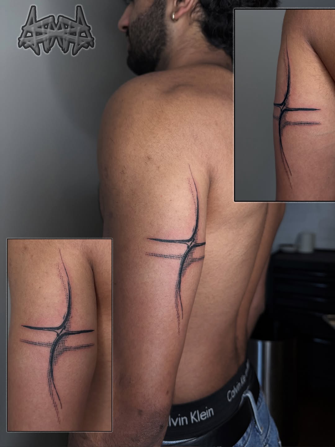 Tattoo by @harrykenchington — fine_line, dotwork