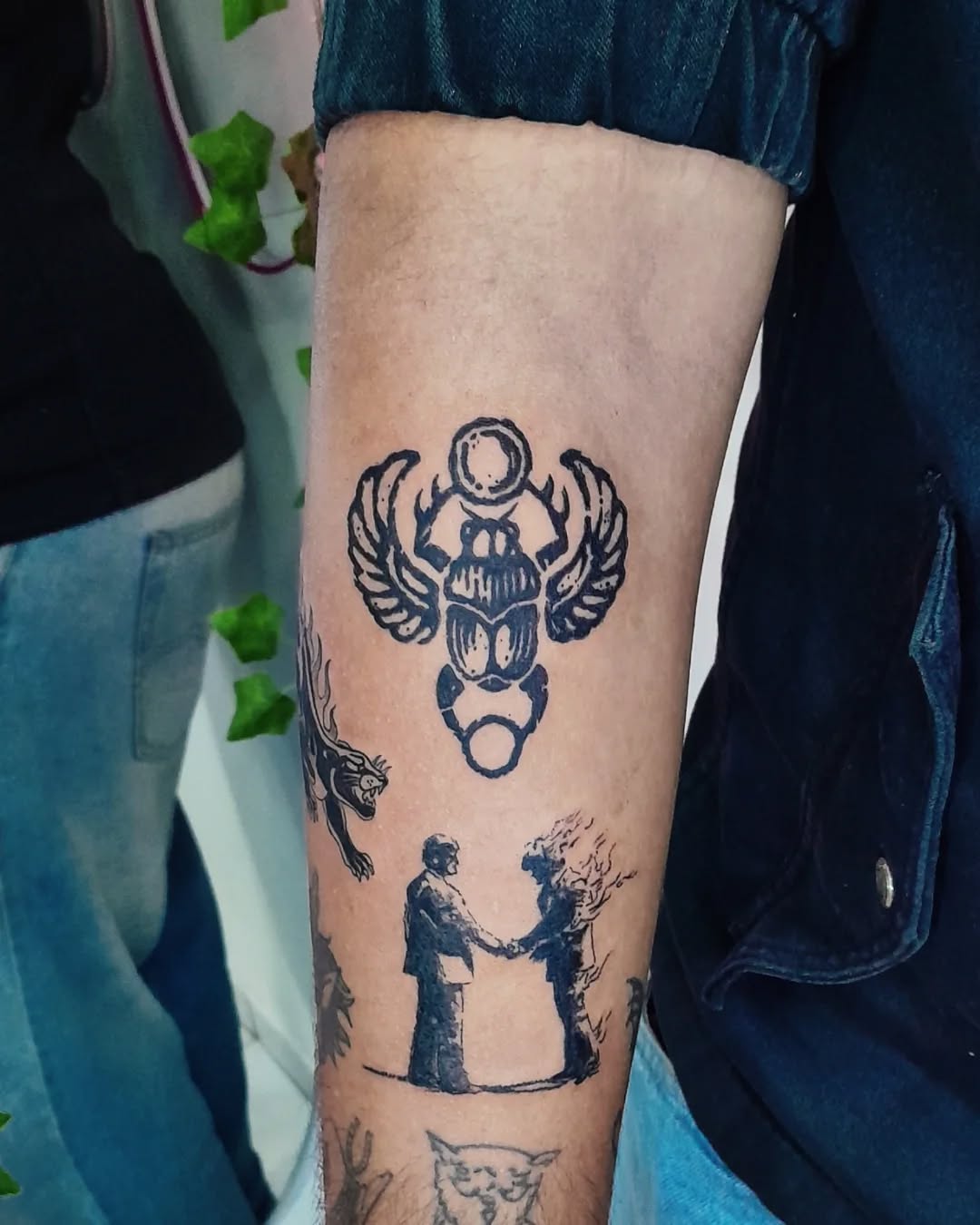 Tattoo by @wesleyfdm — black_and_grey, realism