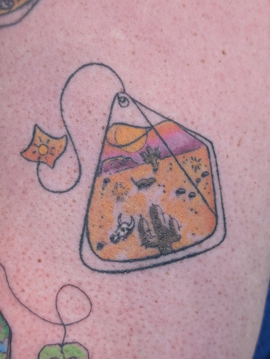 Tattoo by @sarahbean.ink — illustrative