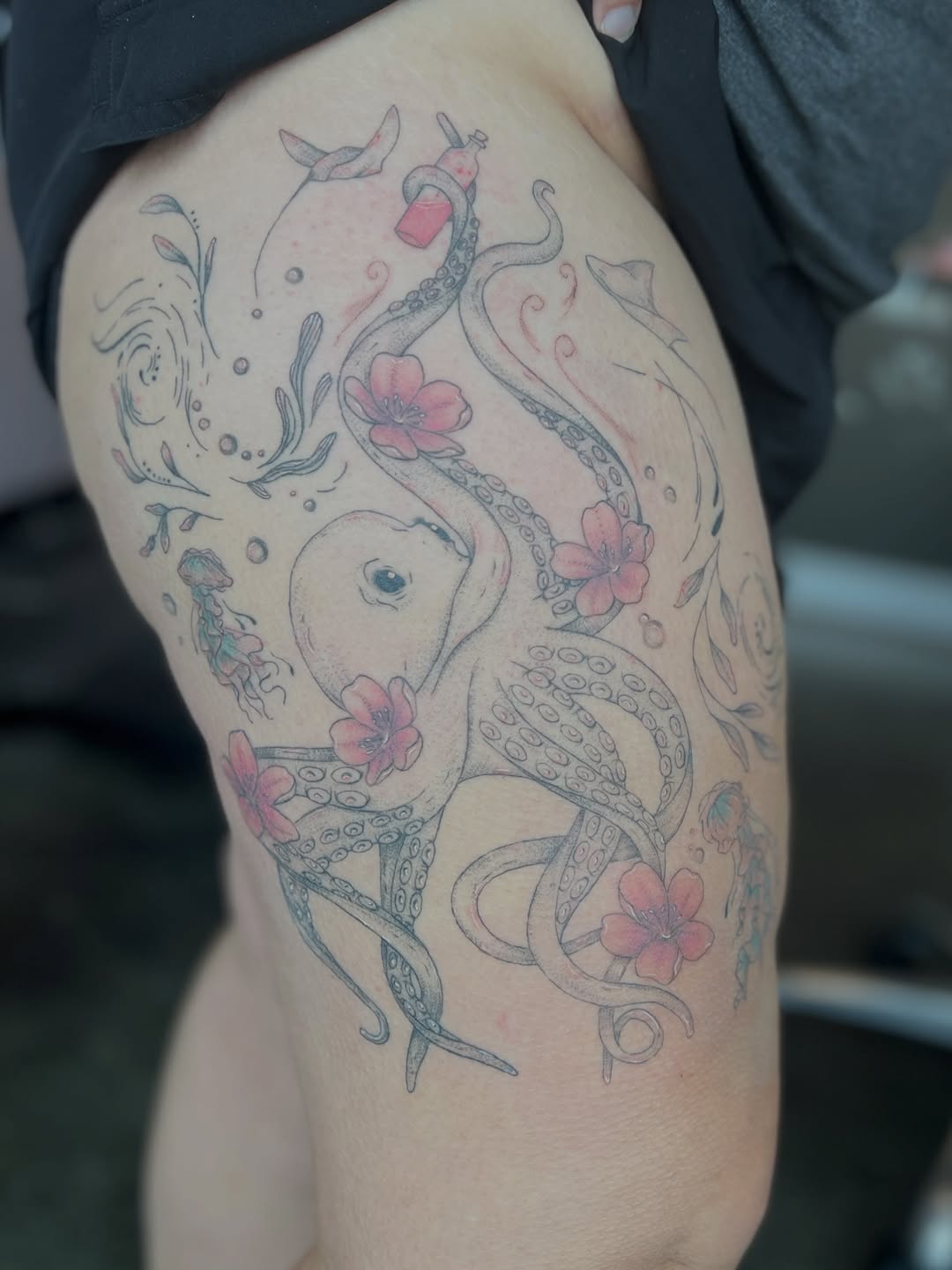Tattoo by @tattsbykat_ — black_and_grey, illustrative