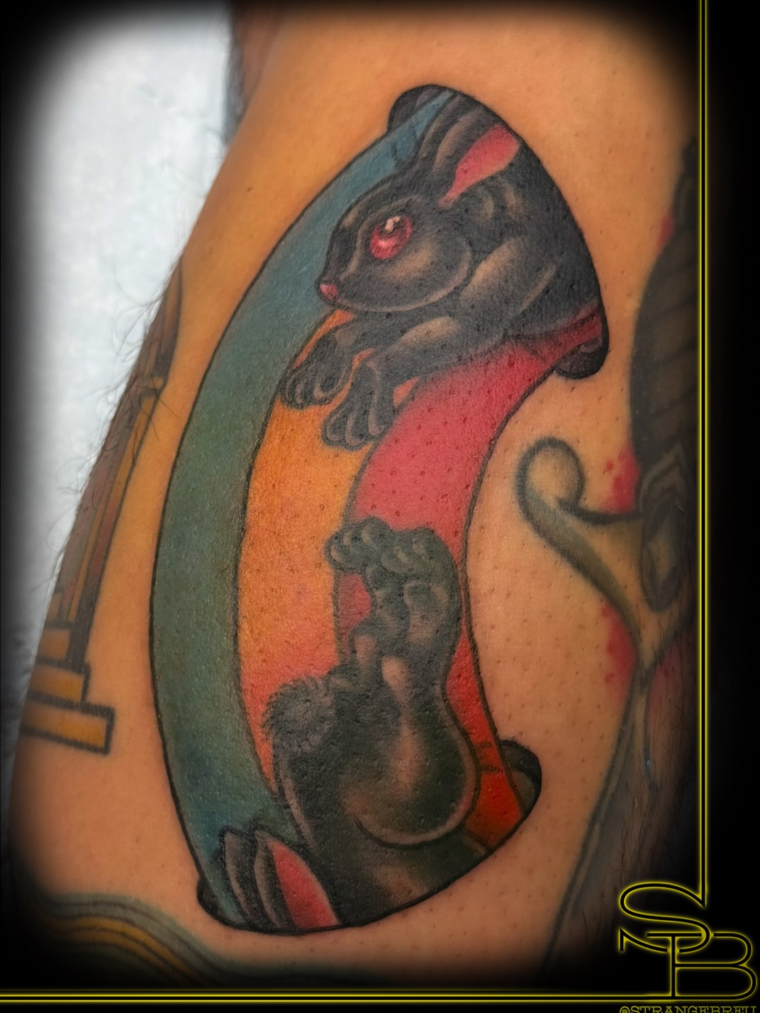 Tattoo by @strangebreu — new_school