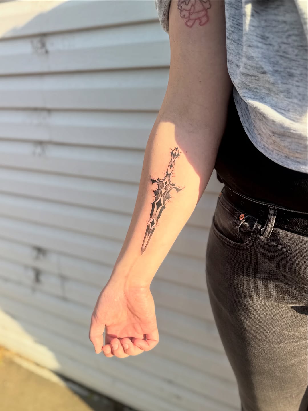 Tattoo by @monkeepi — blackwork, tribal