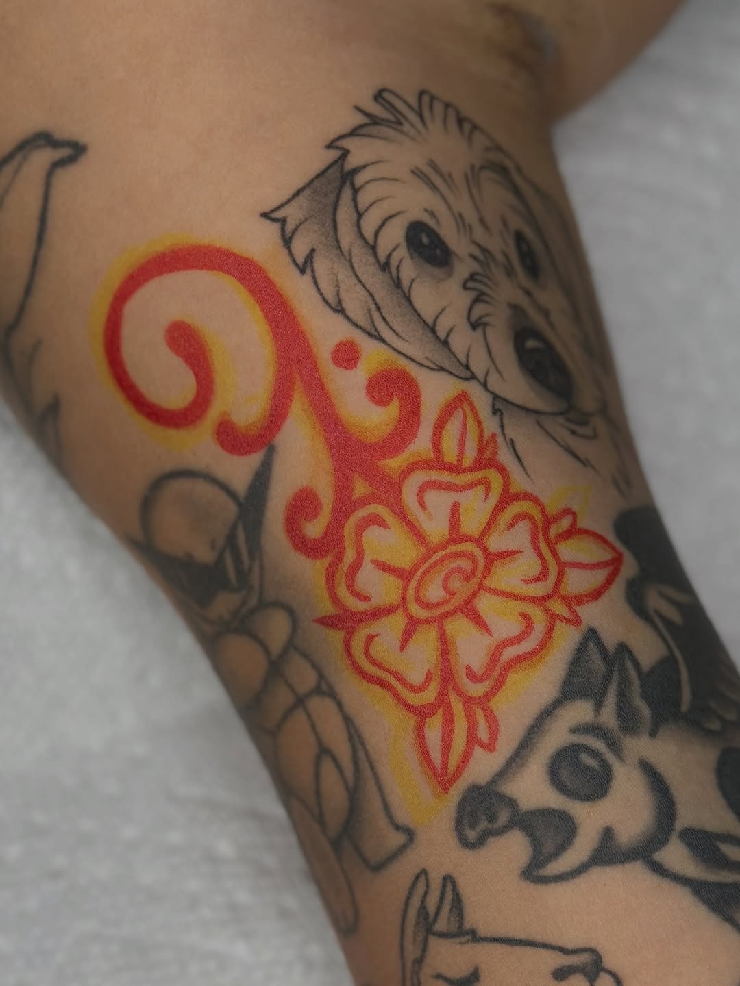 Tattoo by @katfishtattoos — fine_line, watercolor