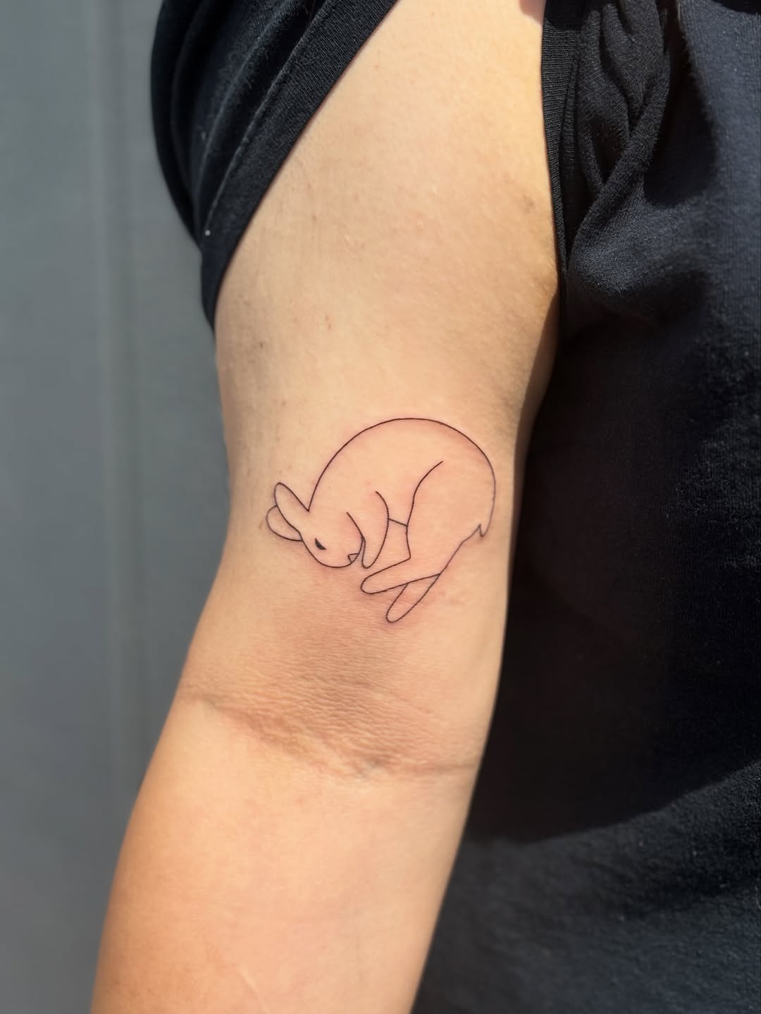 Tattoo by @monkeepi — fine_line, minimalist