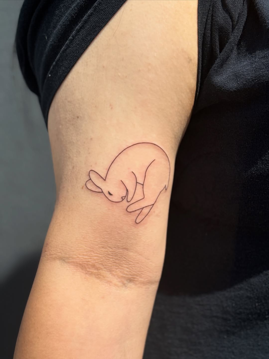 Tattoo by @monkeepi — fine_line