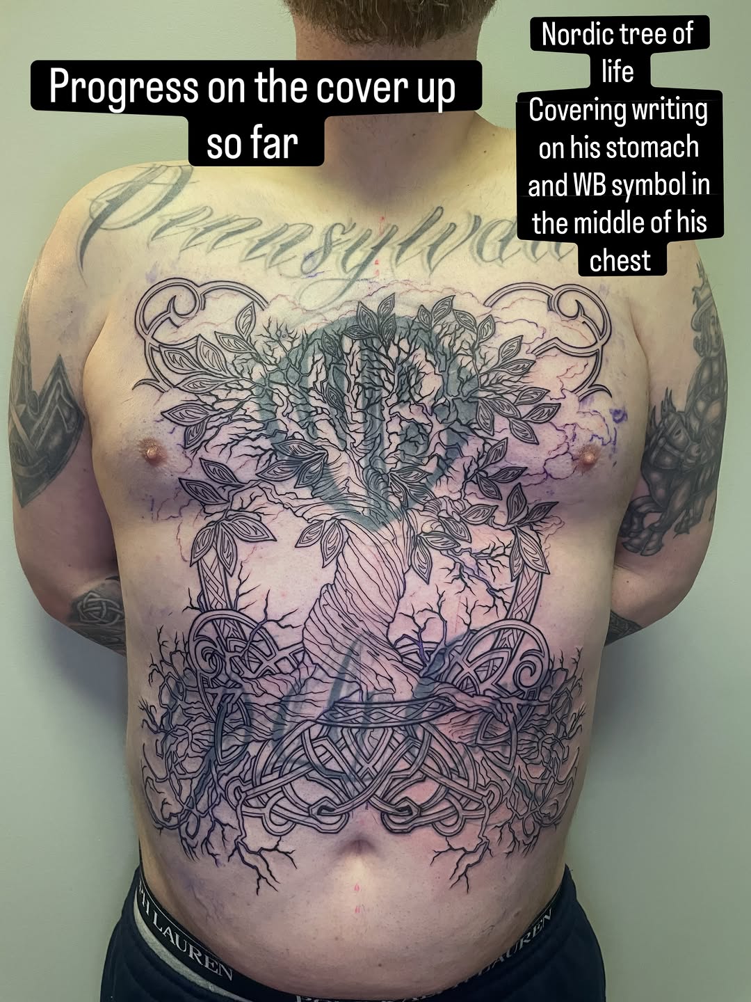 Tattoo by @karenm_tattoos — geometric, blackwork