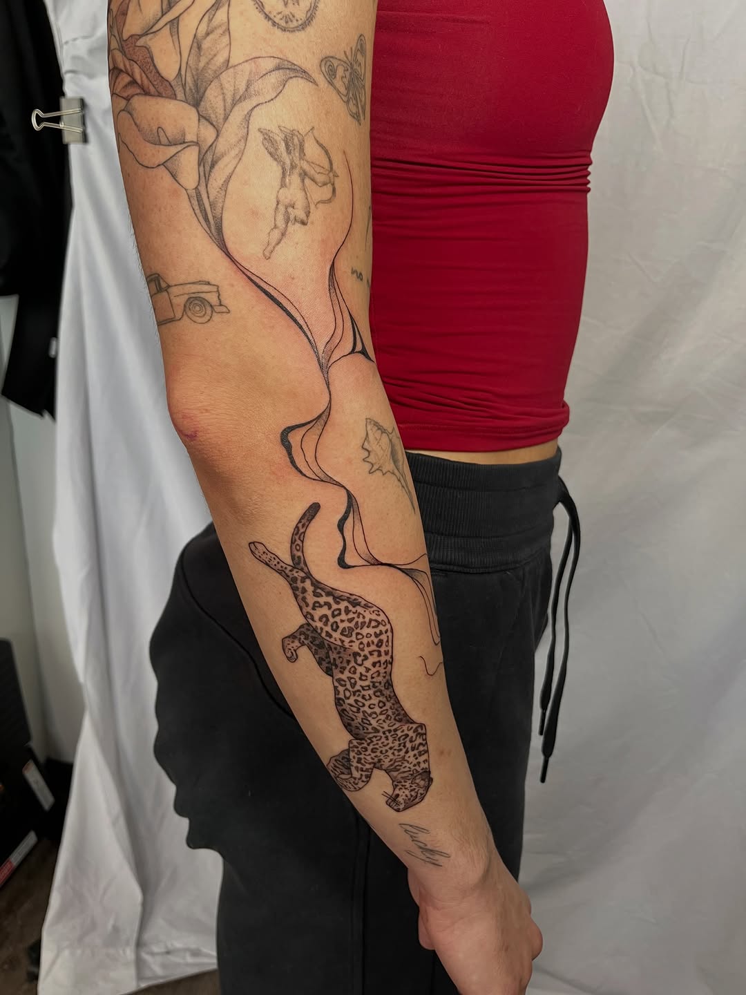 Tattoo by @tys.tattoos12 โ fine_line, black_and_grey