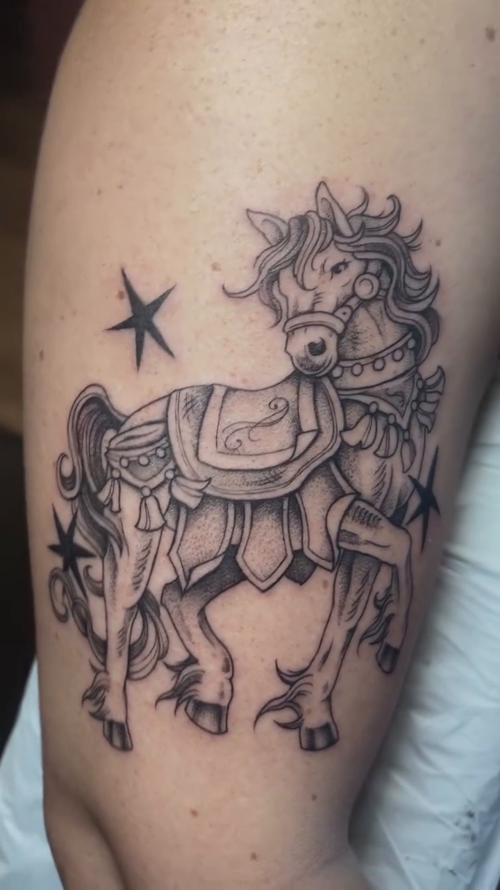Tattoo by @thursdaybluez β black_and_grey, realism
