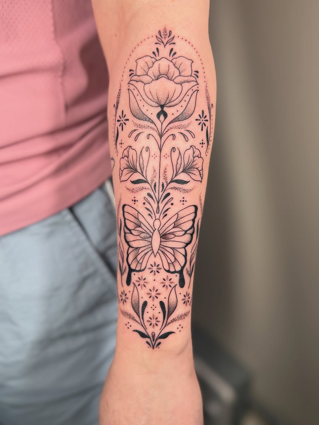 Tattoo by @blackopalinktattoos — fine_line, dotwork