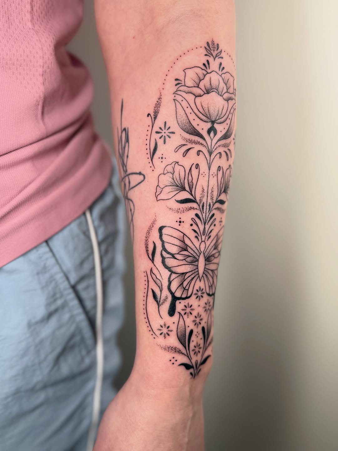 Tattoo by @blackopalinktattoos — fine_line, dotwork