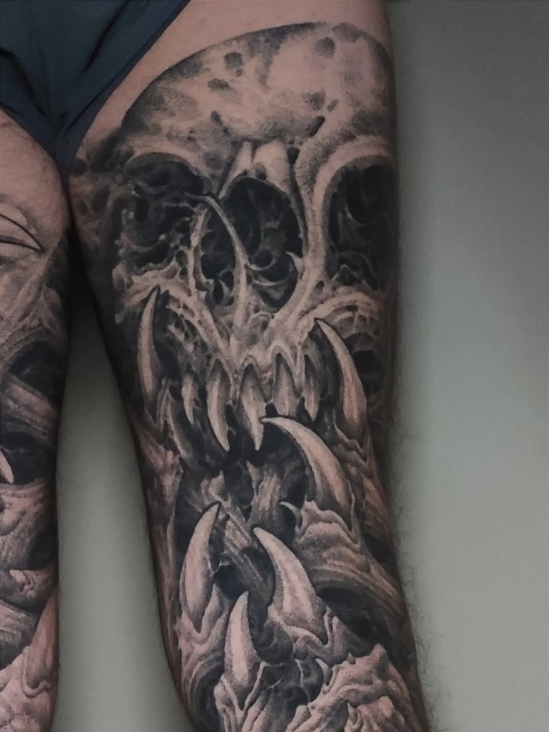 Tattoo by @dimaxmedusa โ realism, dark_realism