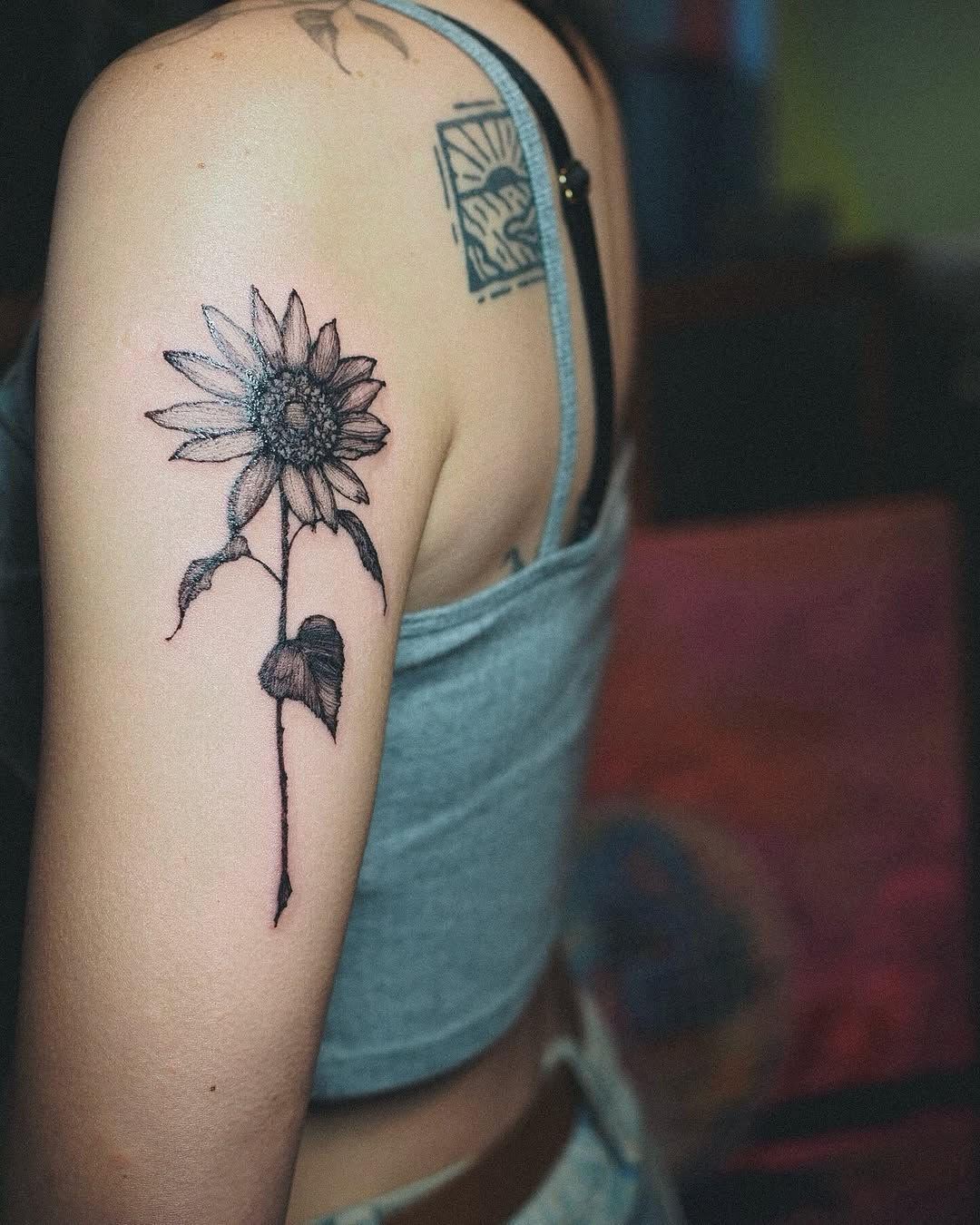Tattoo by @inksbyn — fine_line, black_and_grey