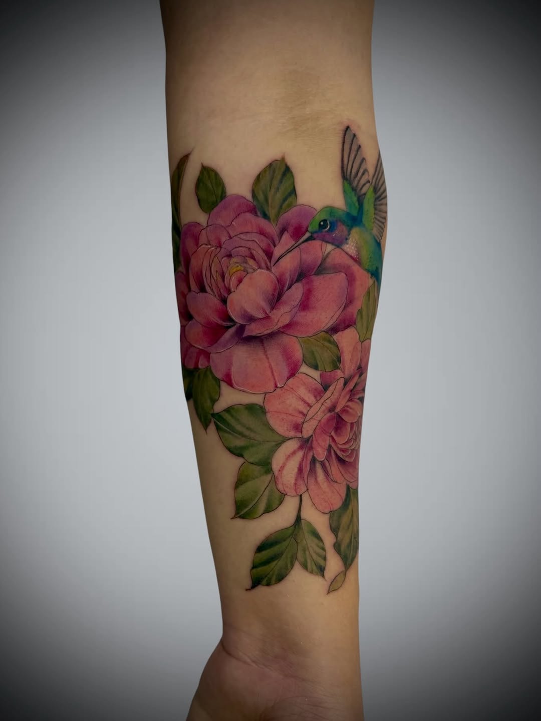 Tattoo by @_mitsukochingart — realism, watercolor