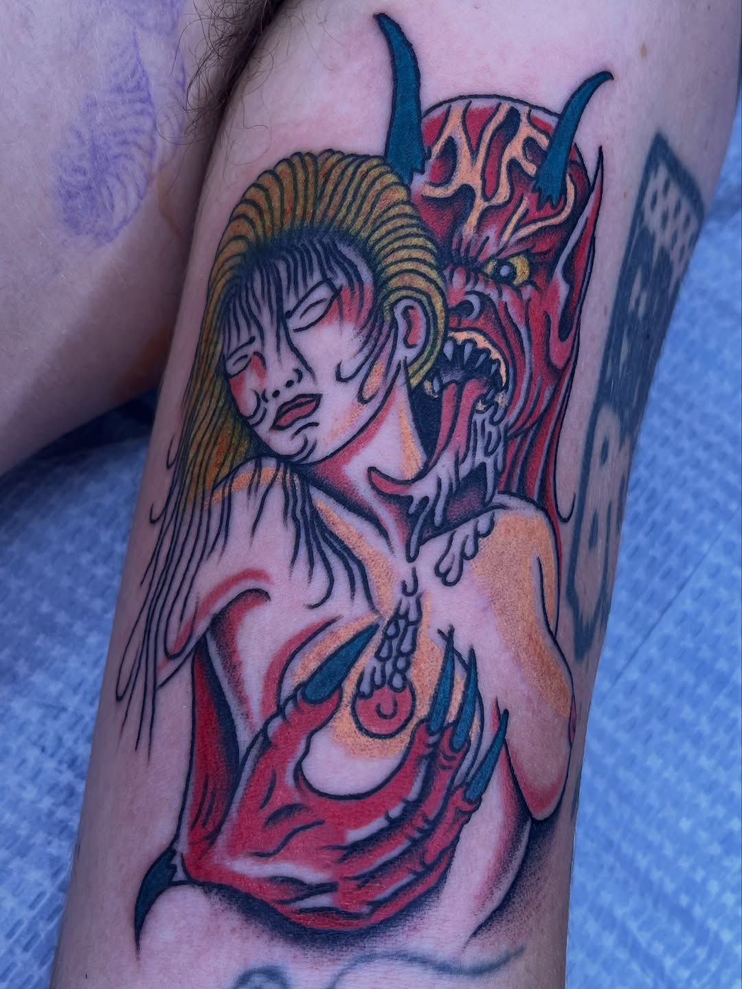 Tattoo by @arno.larose — neo_traditional, dark_realism