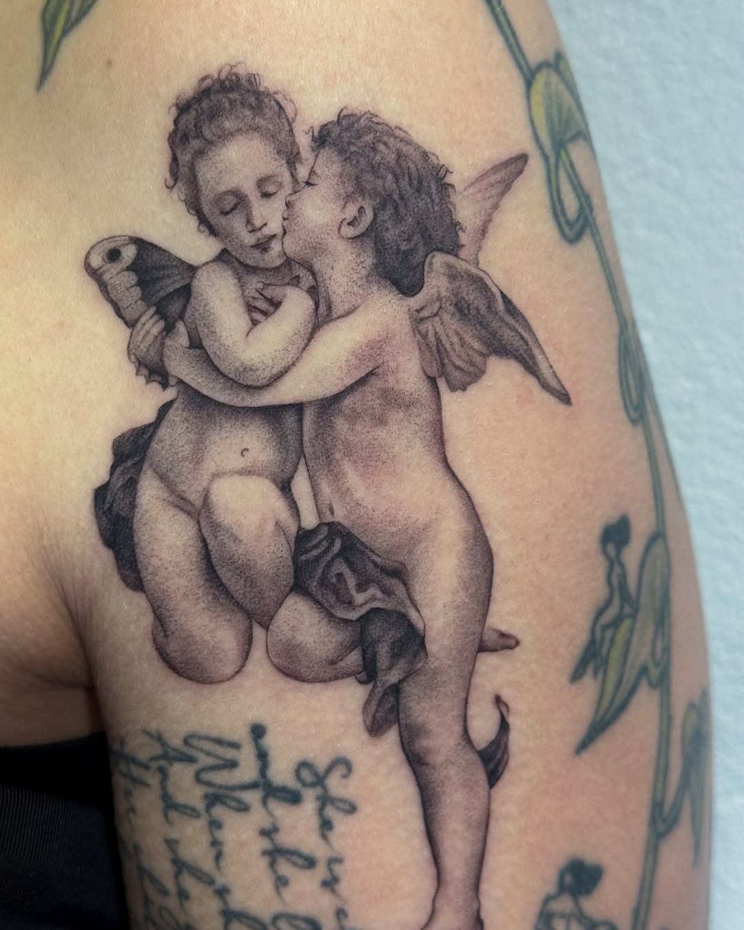Tattoo by @raeanne.ink β realism, black_and_grey