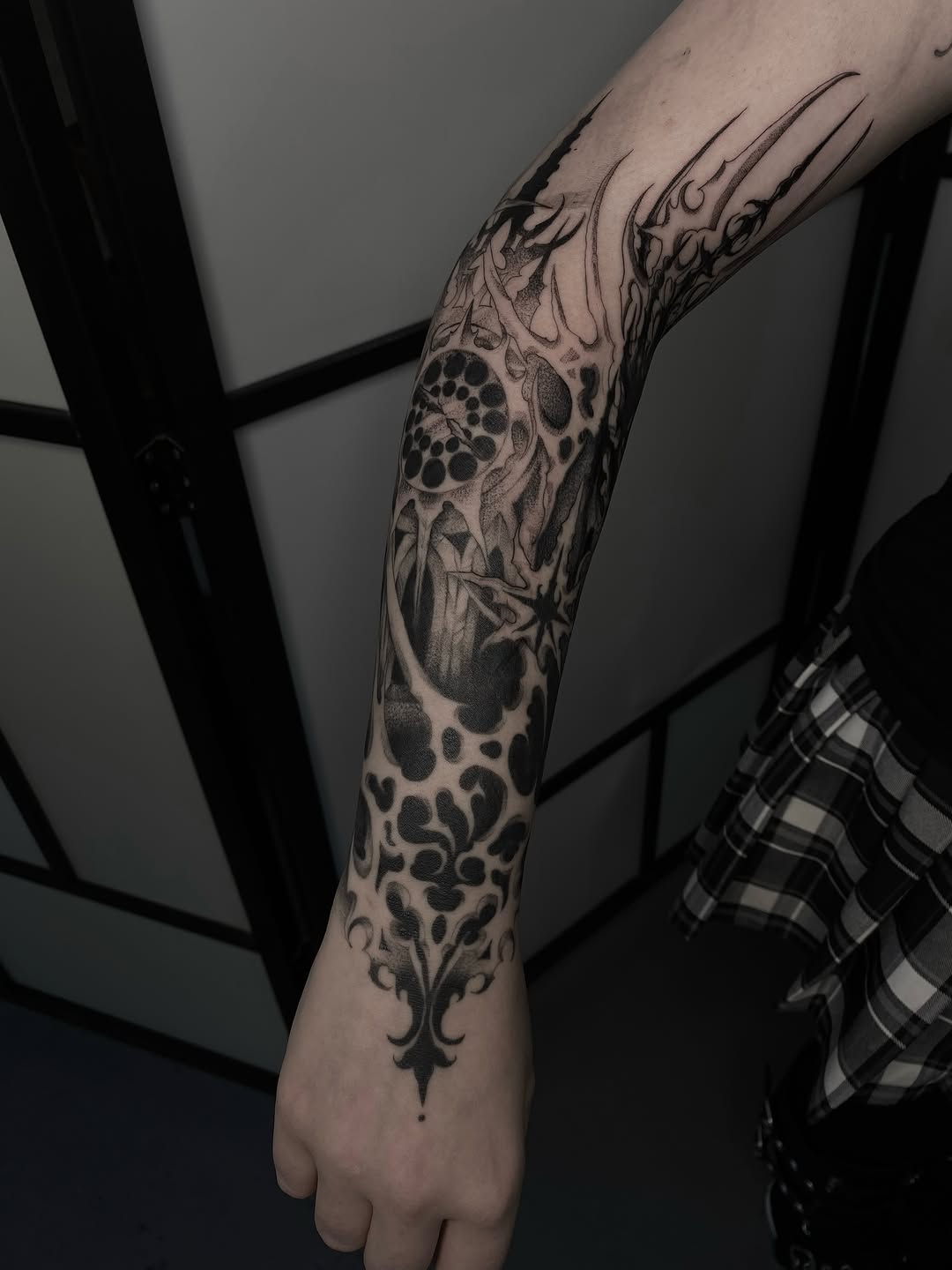 Tattoo by @annaxinks โ blackwork, ornamental