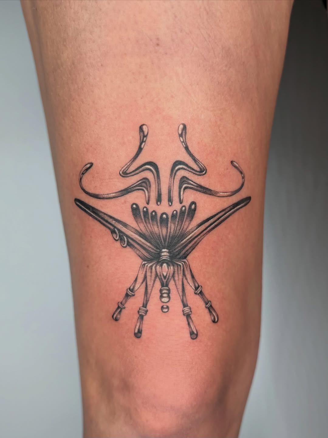 Tattoo by @loorrnn — black_and_grey, ornamental