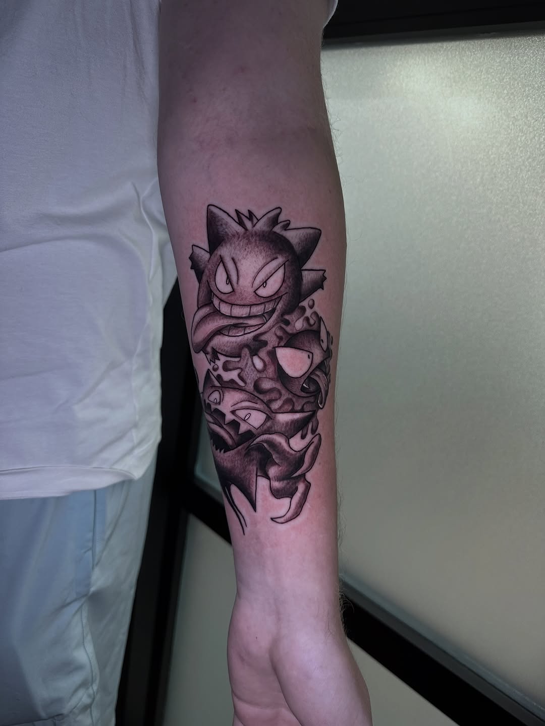 Tattoo by @_inked_ann_ — anime, black_and_grey