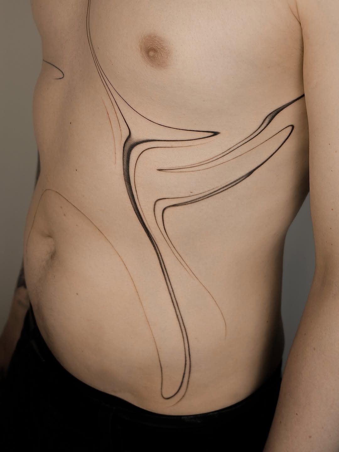 Tattoo by @cr_kr_ — fine_line, black_and_grey