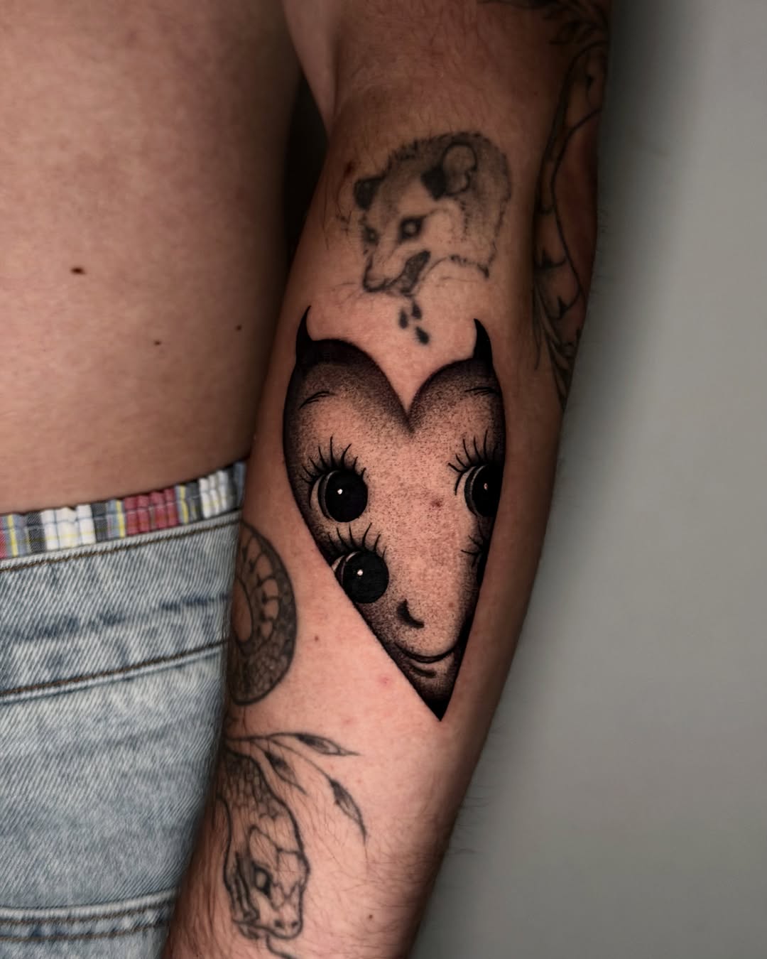 Tattoo by @tattoosbygiovanni — black_and_grey, dotwork