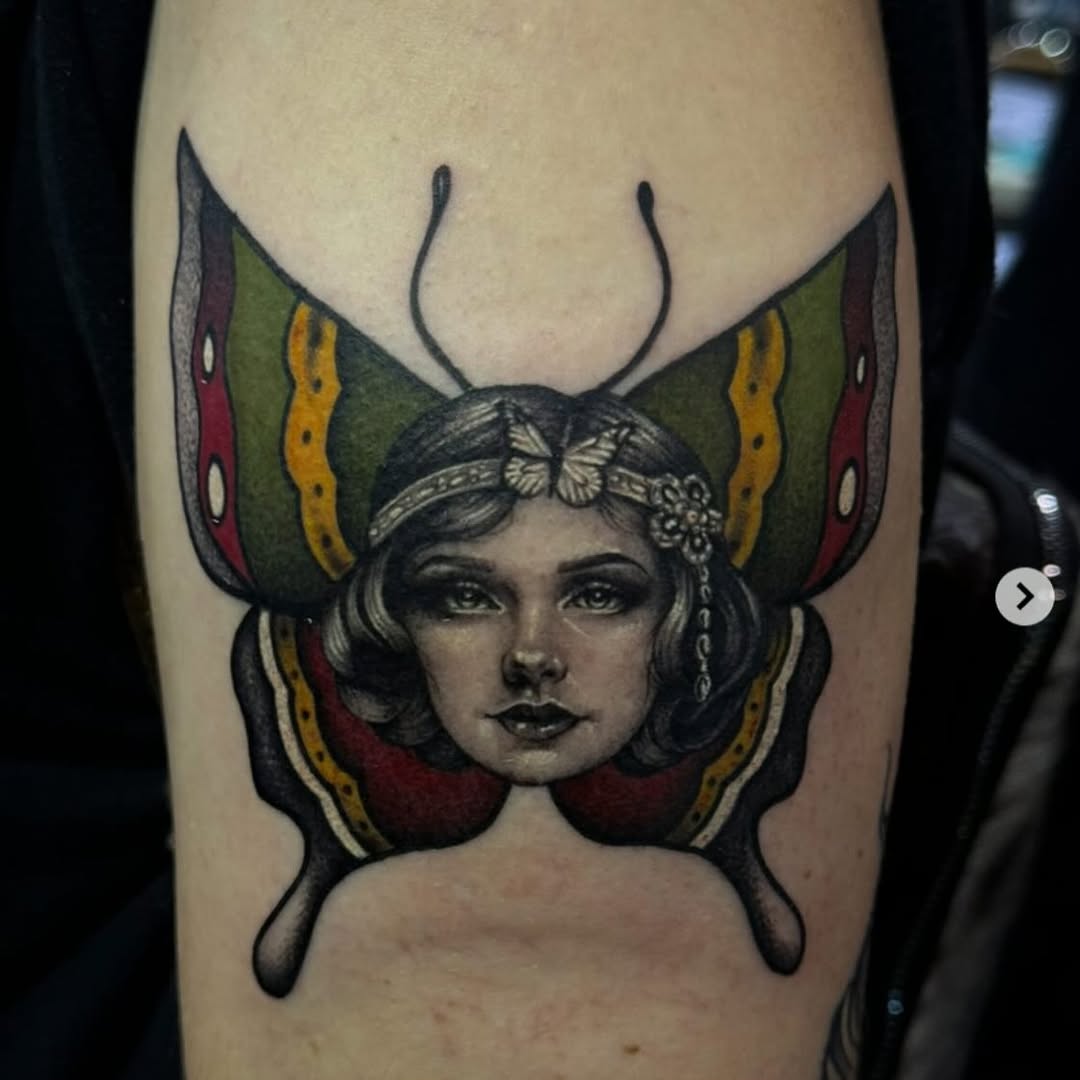 Tattoo by @artbyalyssacarbonara — realism, neo_traditional