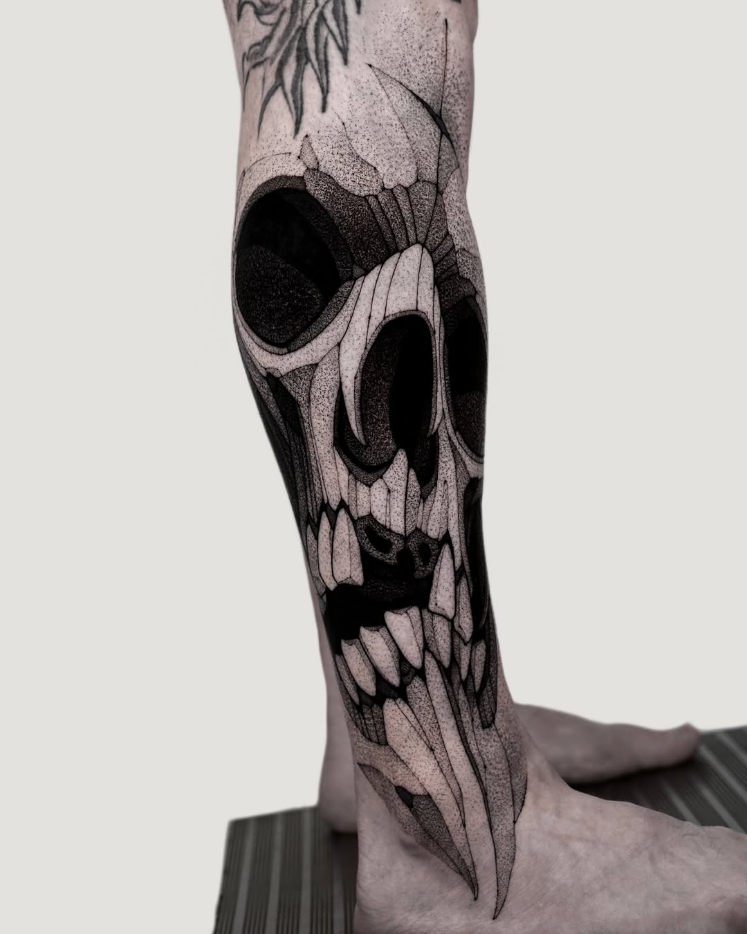Tattoo by @maxwelllacroix — dotwork, black_and_grey