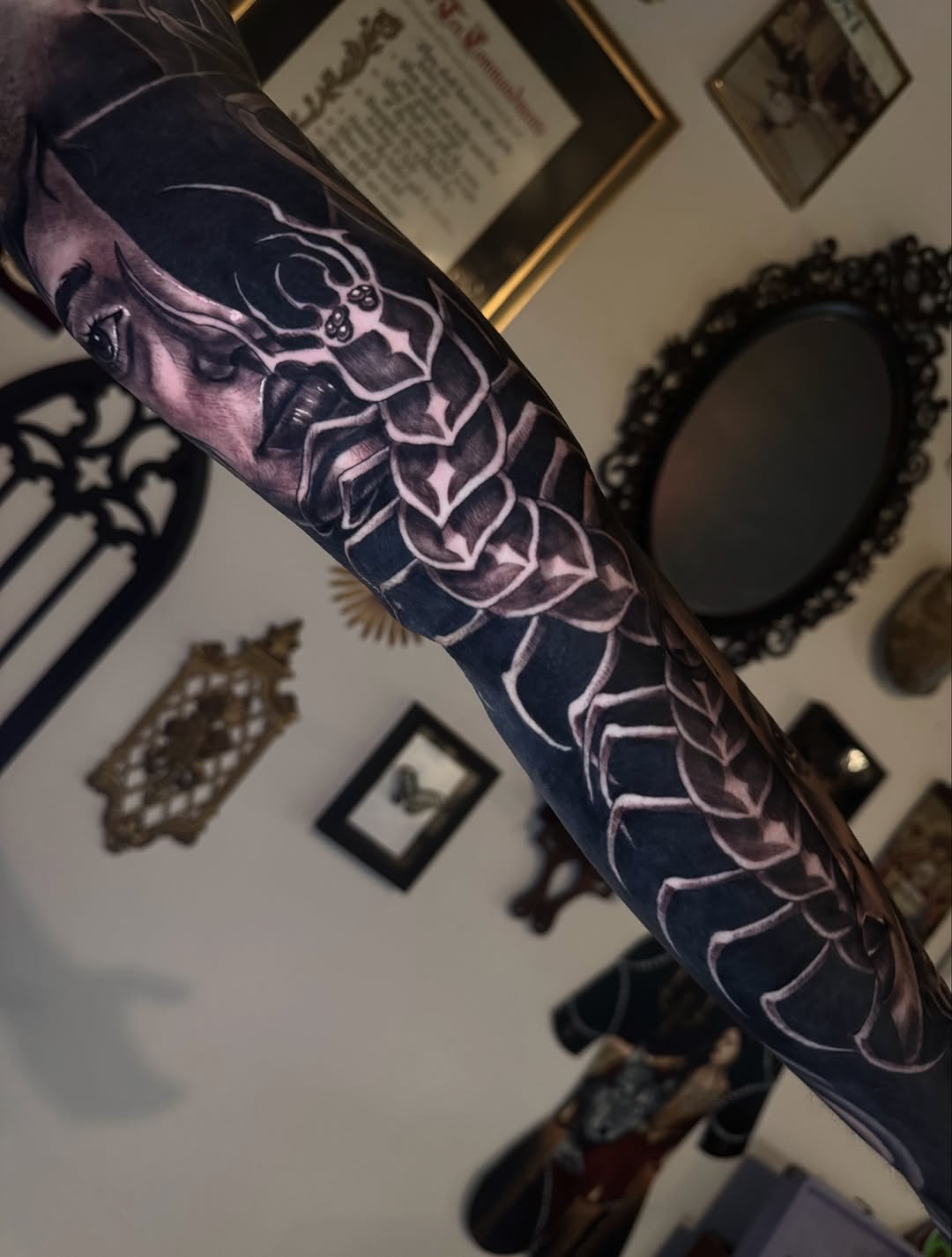 Tattoo by @7_mags — black_and_grey, realism