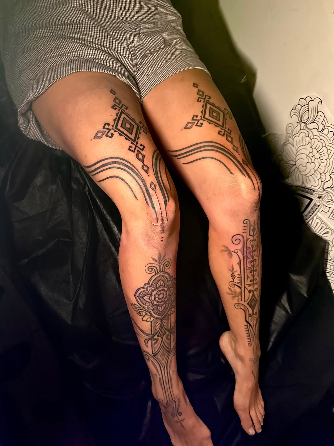 Tattoo by @blackadorn — geometric, ornamental