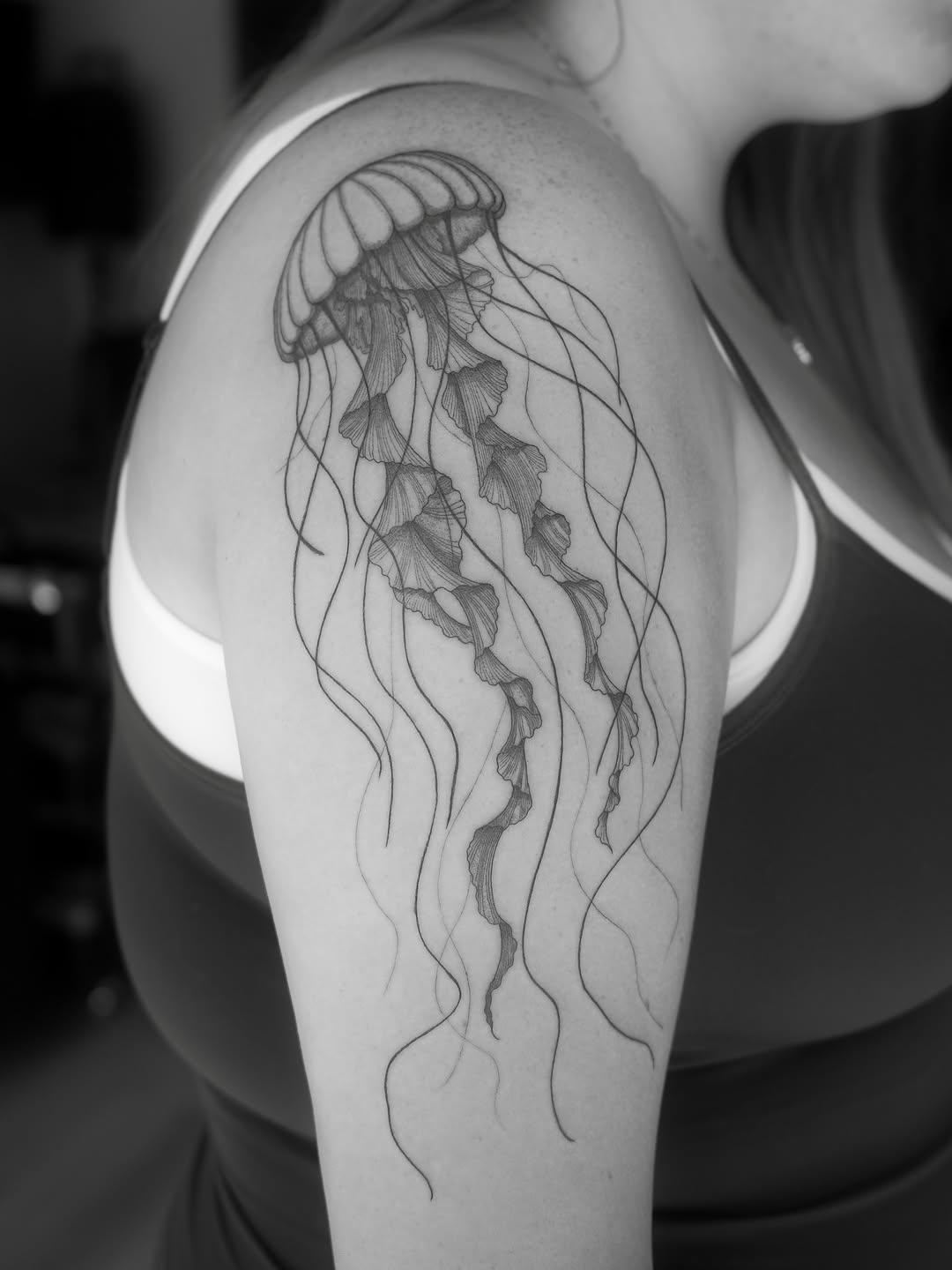 Tattoo by @holly.tatts — fine_line, black_and_grey