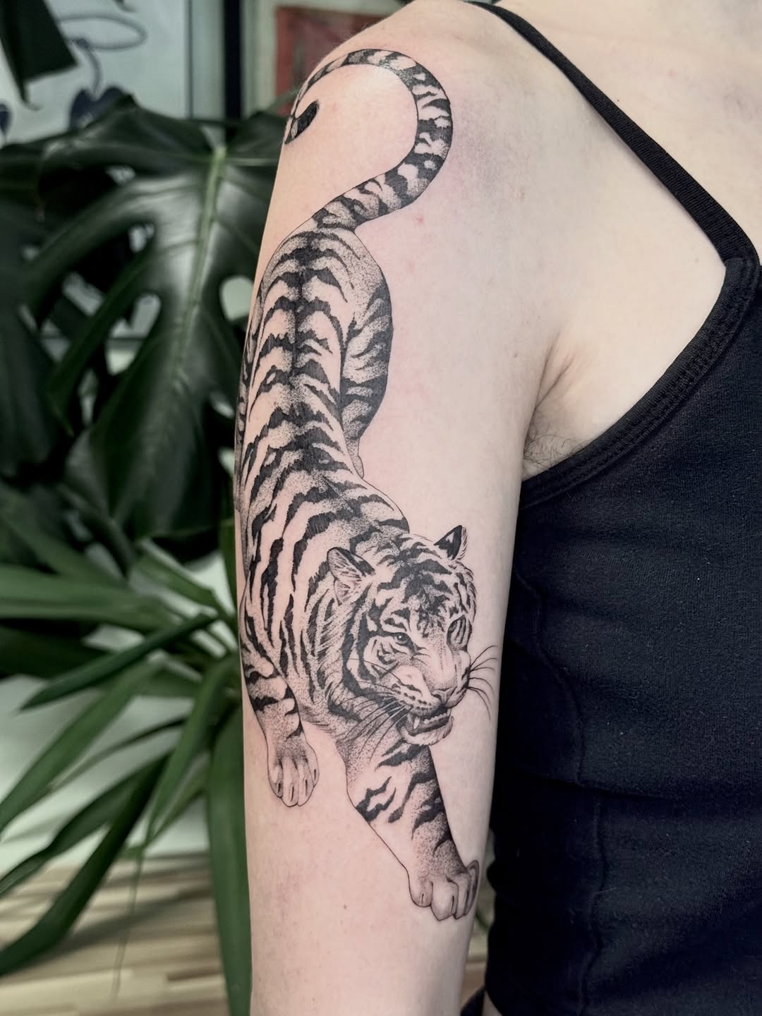 Tattoo by @jesskuesperttattoo — realism, black_and_grey