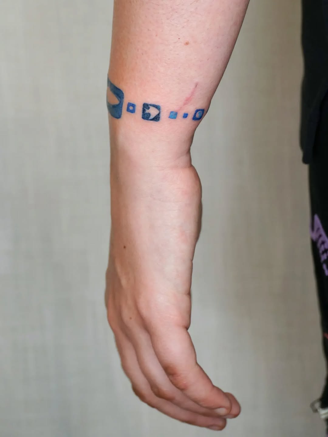 Tattoo by @maiyashu.pokes — geometric, minimalist