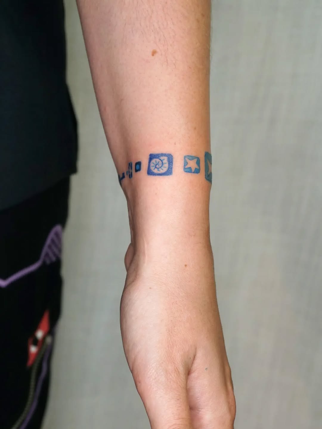 Tattoo by @maiyashu.pokes — geometric, minimalist