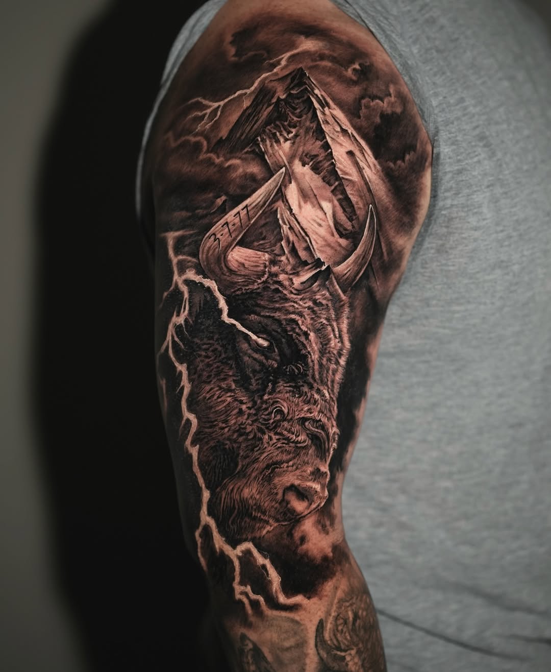 Tattoo by @jamesstrickland β realism, black_and_grey