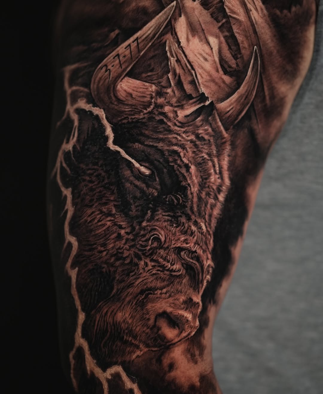 Tattoo by @jamesstrickland β realism, black_and_grey