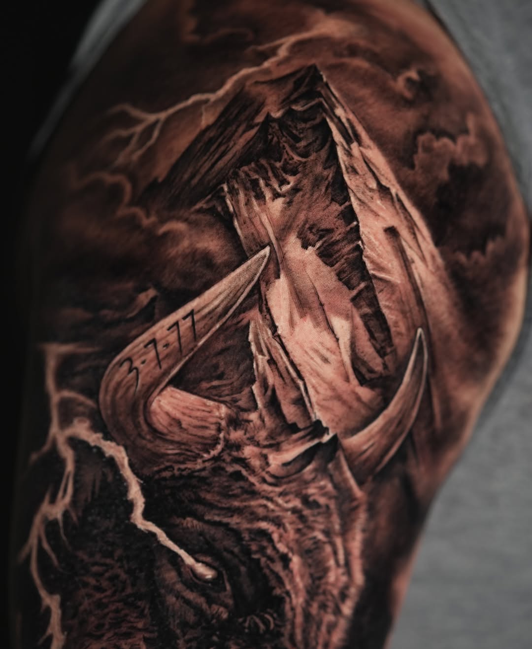 Tattoo by @jamesstrickland β realism, black_and_grey