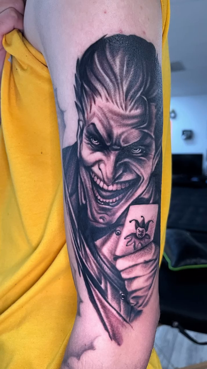 Tattoo by @pokotattoo โ realism, black_and_grey