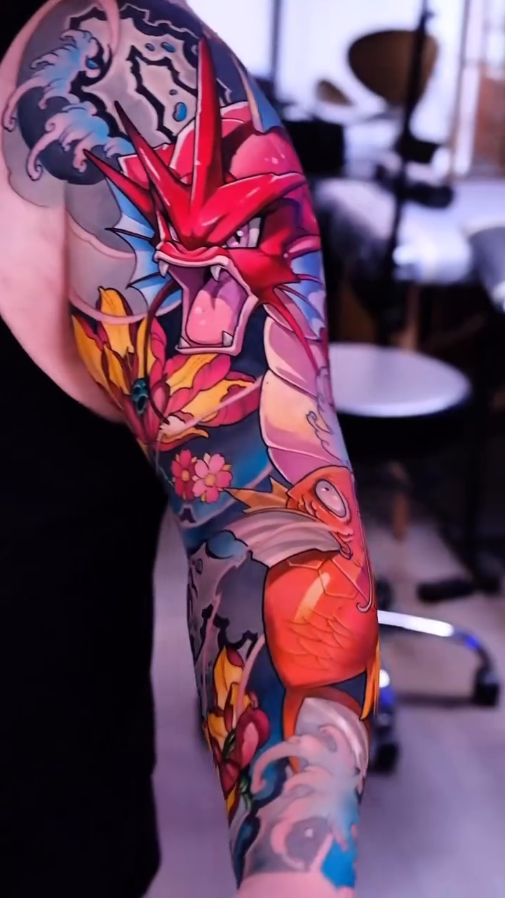 Tattoo by @harleytattooartist β japanese_irezumi, anime