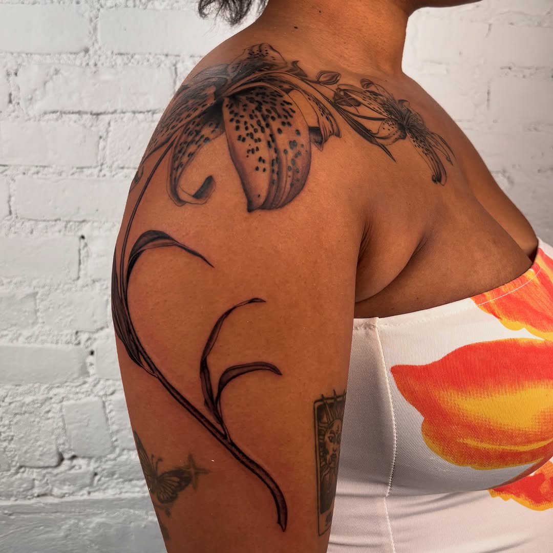 Tattoo by @uuptempo — black_and_grey, realism