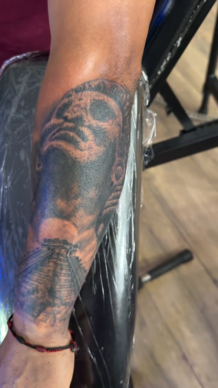 Tattoo by @dktatts β realism, black_and_grey