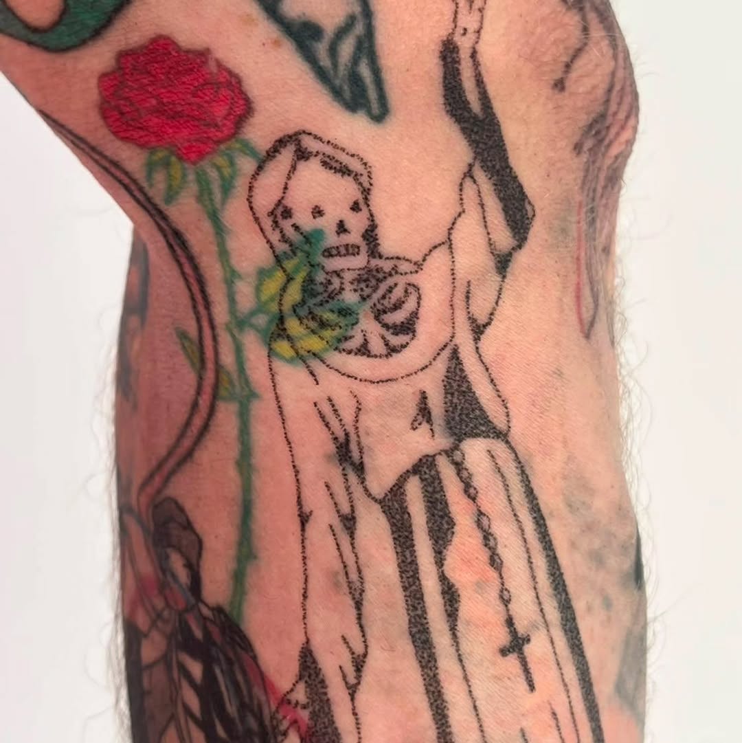 Tattoo by @mosaicslush — ignorant, blackwork