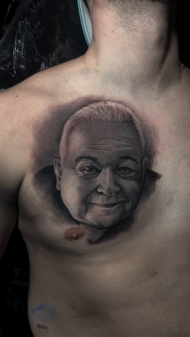 Tattoo by @dariel_negrin — realism, black_and_grey