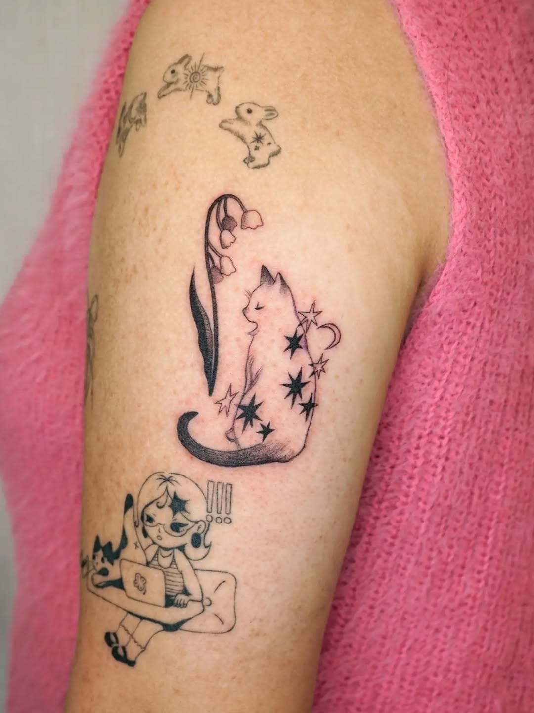 Tattoo by @maiyashu.pokes — fine_line, illustrative