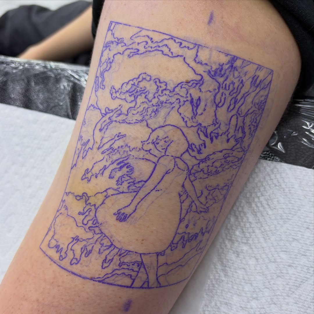 Tattoo by @vienna.tattoo — illustrative