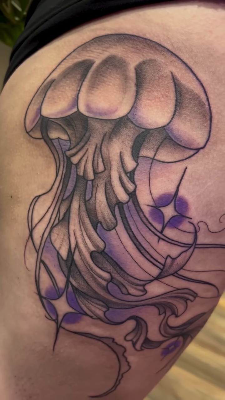 Tattoo by @salem.roth β black_and_grey, fine_line