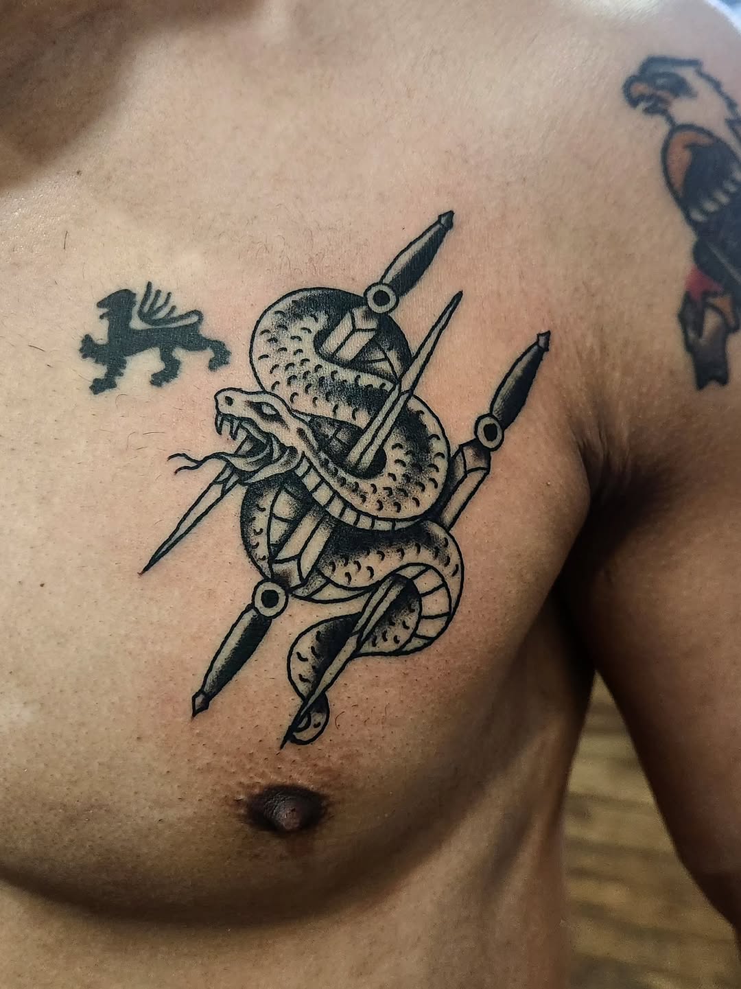 Tattoo by @douglasgrady — american_traditional, black_and_grey